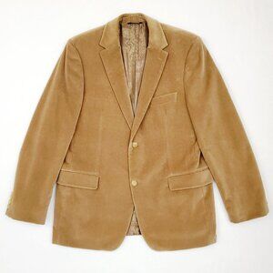 HUGO BOSS Mens Size 44R Maselli2 Light Brown Corduroy Sport Blazer Jacket Coat